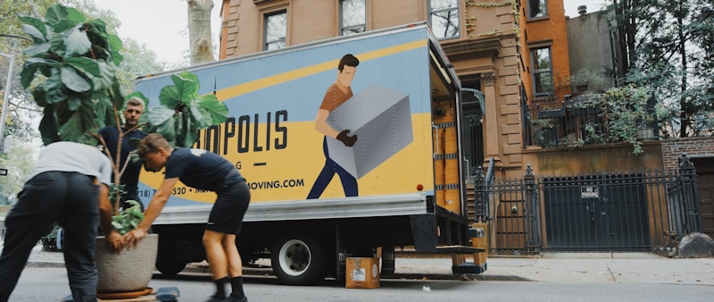 LTS movers loading a commercial move in New York City